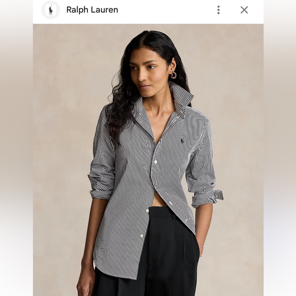 Ralph Lauren relaxed fit stripped shirt